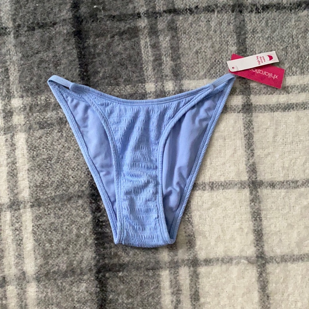 Blue bikini